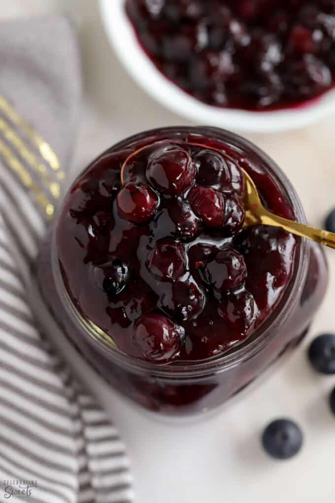 Blueberry Pie Filling - Celebrating Sweets