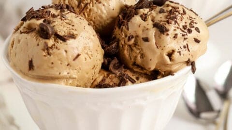 No-Churn Coffee Ice Cream - Goodie Godmother