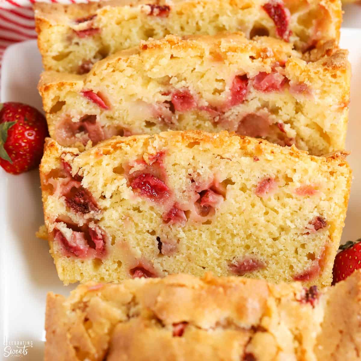 Strawberry Bread {quick & easy} Celebrating Sweets