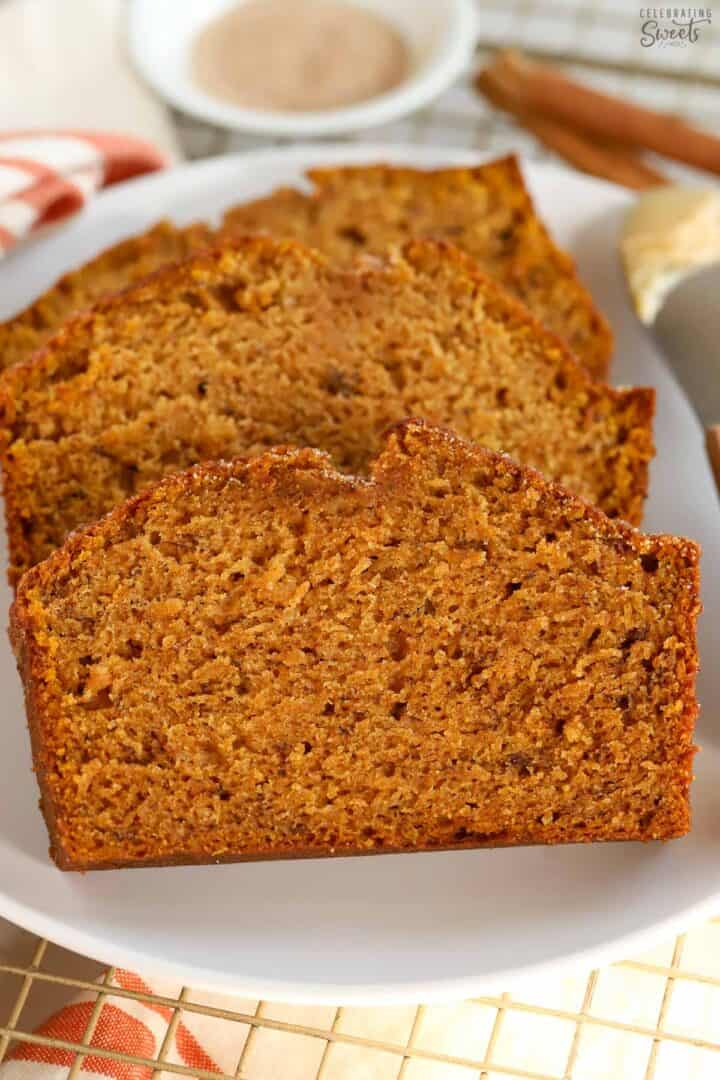 Pumpkin Banana Bread - Celebrating Sweets