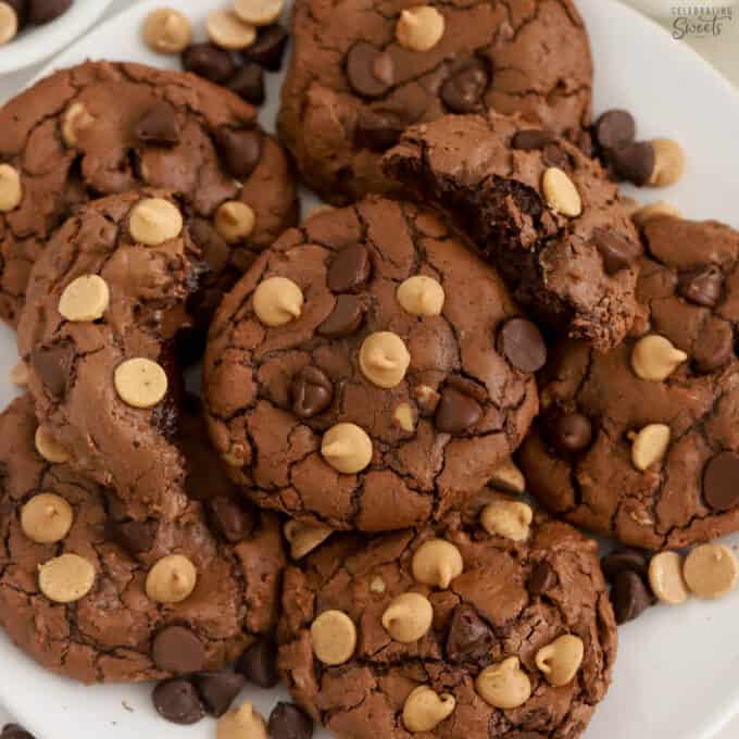 Peanut Butter Brownie Cookies Celebrating Sweets 6521