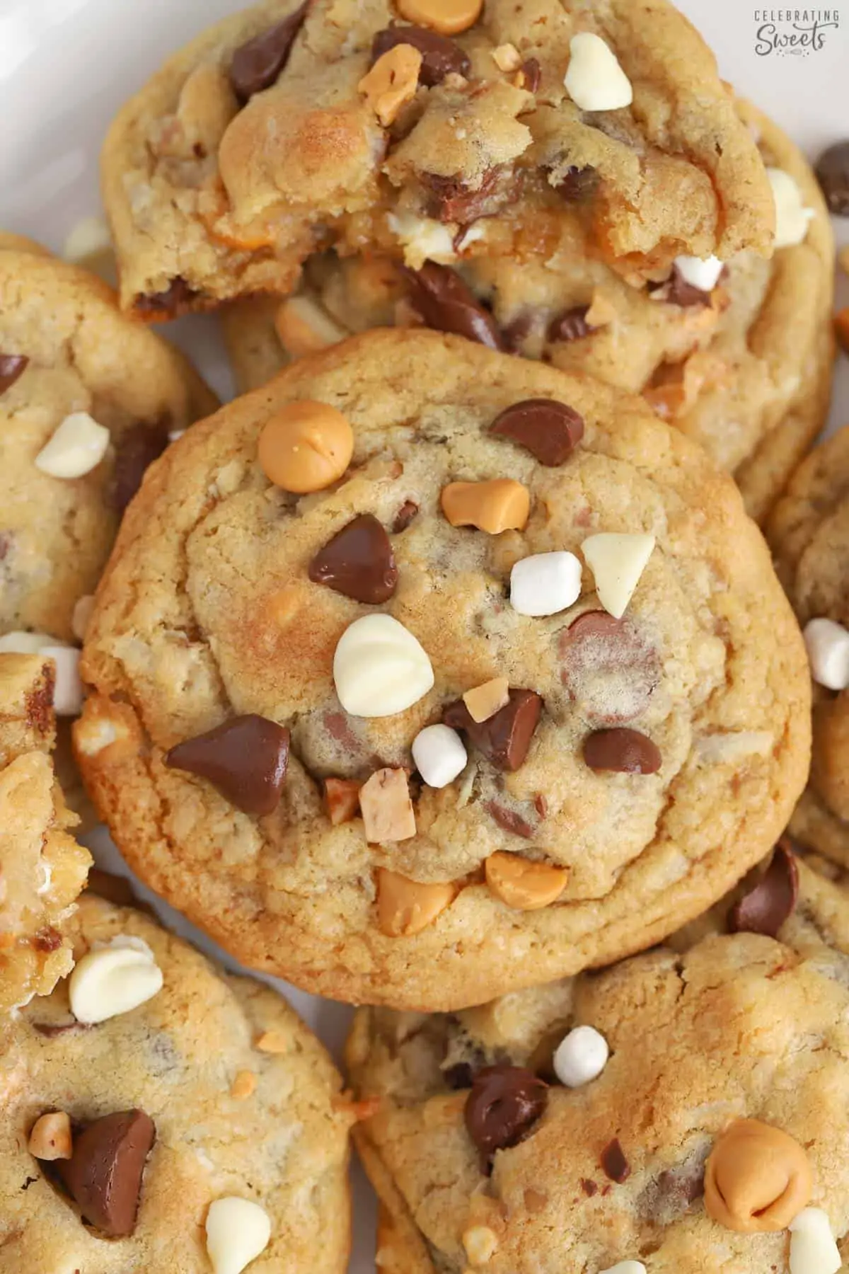 Kitchen Sink Cookies - Celebrating Sweets