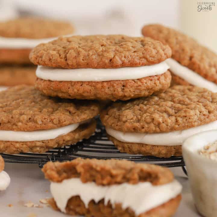 Oatmeal Cream Pies - Celebrating Sweets