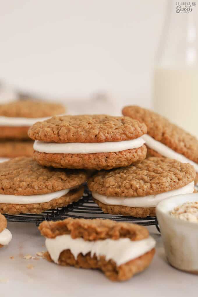 Oatmeal Cream Pies - Celebrating Sweets