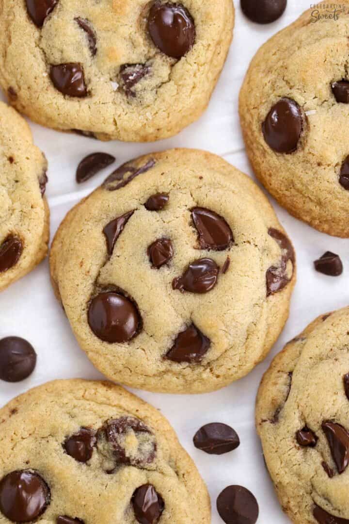 Small Batch Chocolate Chip Cookies - Celebrating Sweets