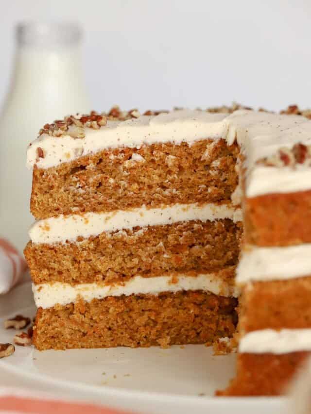 Carrot Cake with Brown Butter Frosting - Celebrating Sweets