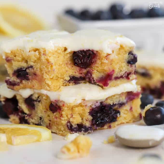 Berry Crumble Bars - Celebrating Sweets