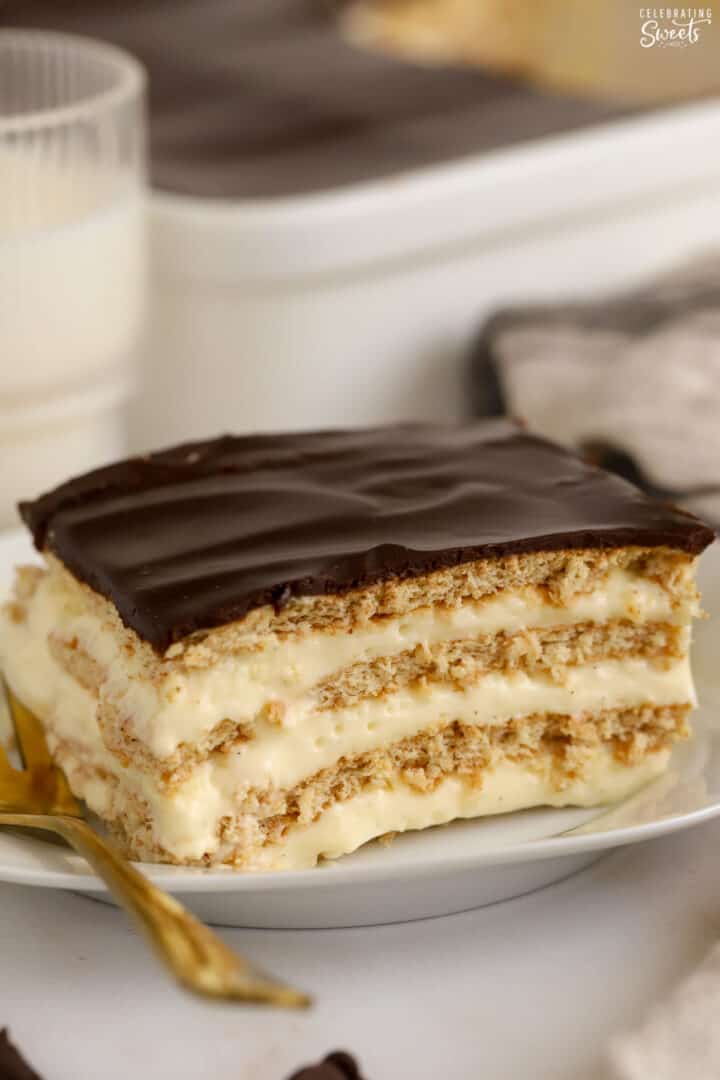 Eclair Cake - Celebrating Sweets