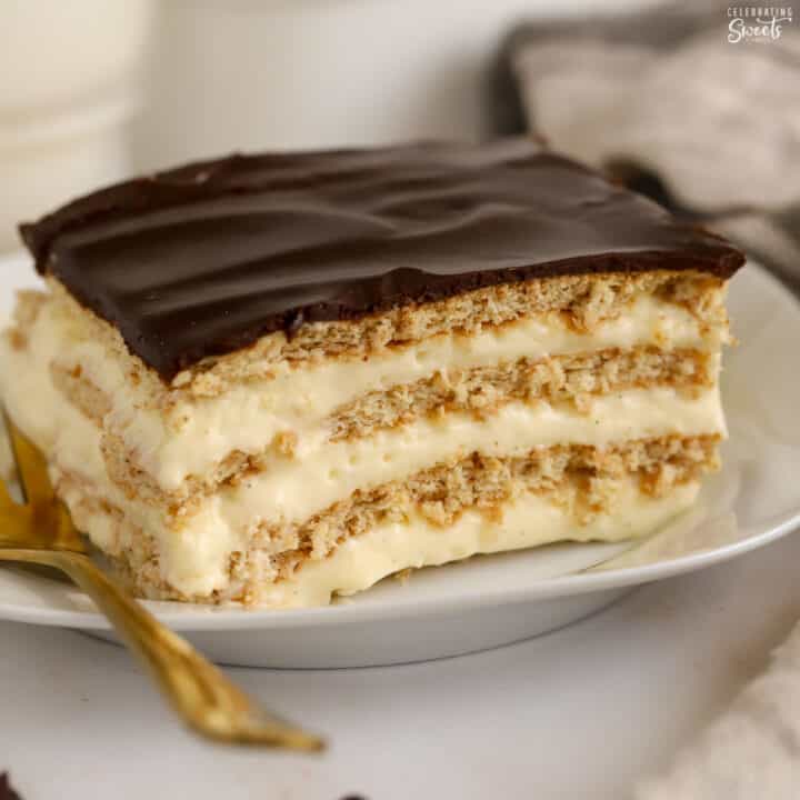 Eclair Cake - Celebrating Sweets