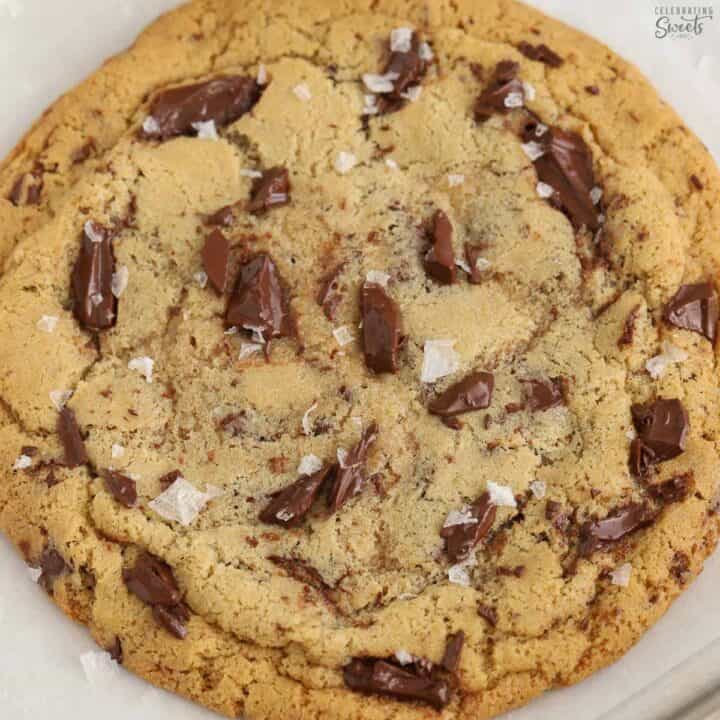 Single Serve Chocolate Chip Cookie - Celebrating Sweets