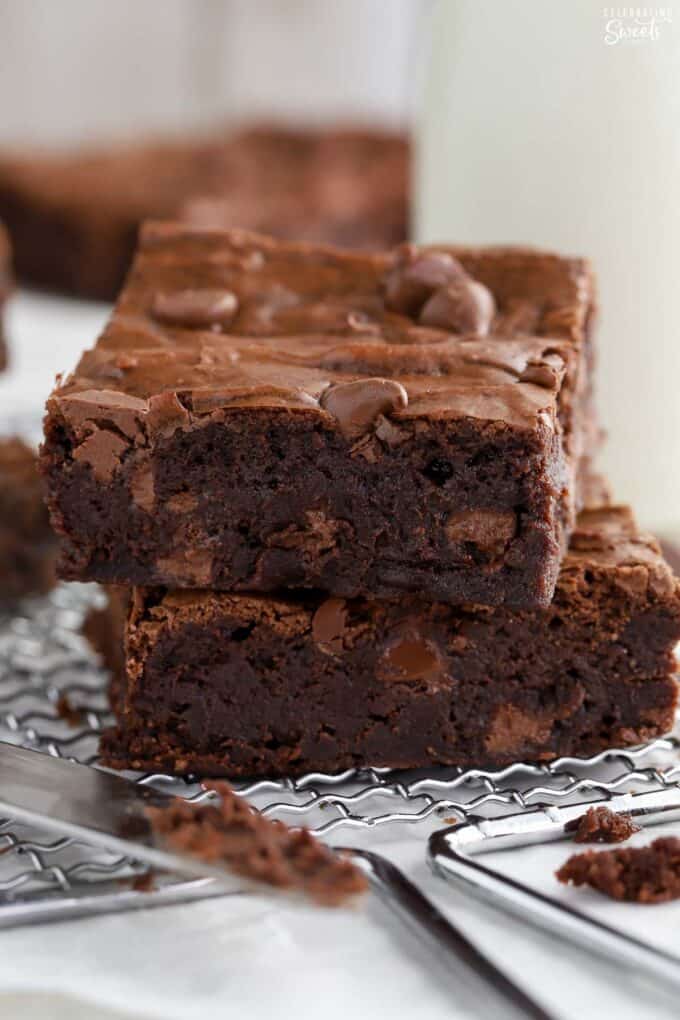 Homemade Brownies {Reader Favorite} - Celebrating Sweets