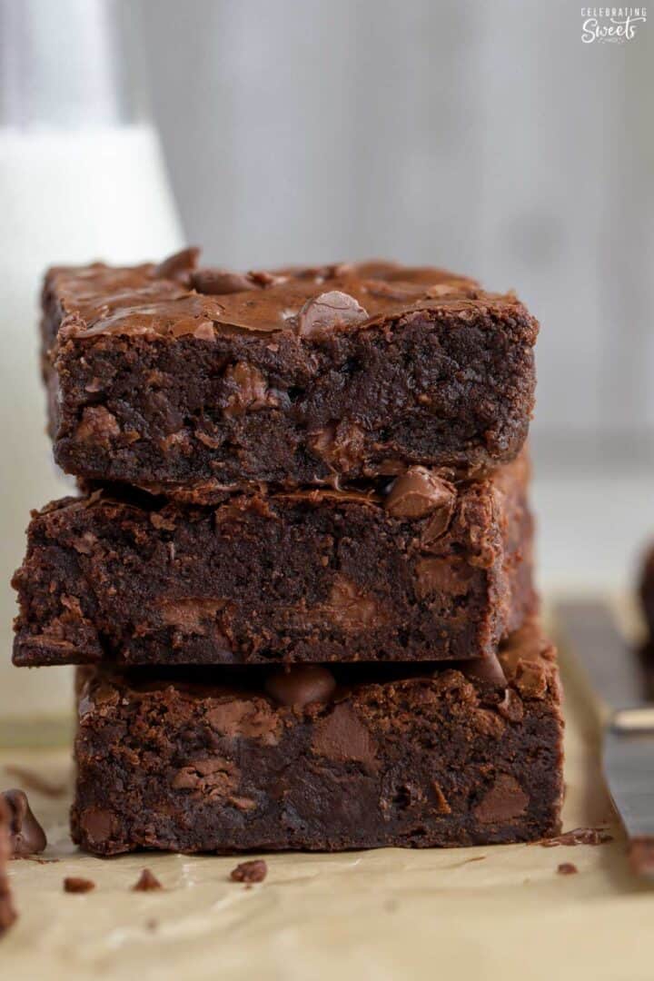 Homemade Brownies {Reader Favorite} - Celebrating Sweets