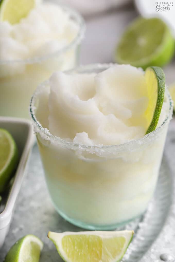 Frozen Margarita Recipe {5 Ingredients} - Celebrating Sweets