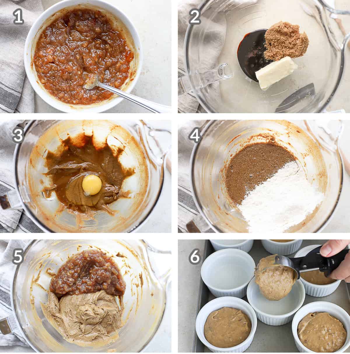 Step by step photos to make sticky toffee pudding.
