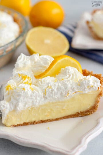 Lemon Cream Pie {Fresh & Flavorful} - Celebrating Sweets