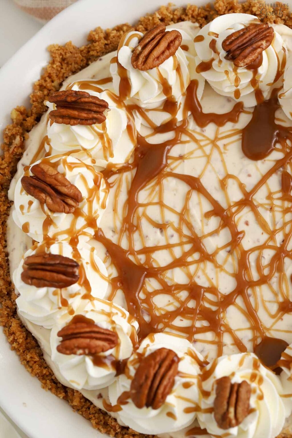  no bake pecan pie cheesecake celebrating sweets
